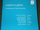 SAINT-SAENS 3 Lp Box Calliope Complete sonatas André Navarra Annie D'Arco NM