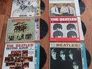 Beatles vinyl LP records Meet the Beatles, Revolver, 65, VI, Hard Days Night