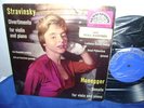 Ida Haendel: Stravinsky: Divertimento for violin. '53 Supraphon SUF 20036. RARE