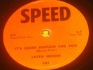 LATTIE MOORE JUKE JOINT JOHNNY 78 SPEED ROCKABILLY CLEAN