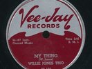 pc78-R&B-Veejay 121- Willie Jones Trio