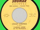 CLARENCE GREEN Crazy Strings / Popeye 45rpm 1960s funky blues