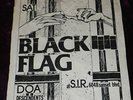 RARE 1982 BLACK FLAG FLYER D.O.A. DESCENDENTS @ S.I.R. PUNK HARDCORE KBD
