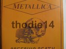 METALLICA -  CREEPING DEATH    ORANGE INSERT   numberd  OVERSTOCK