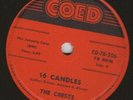 The Crests DooWop Jukebox 78rpm USA Coed #506 