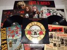 GUNS N ROSES no Brasil ONLY DOUBLE LP LTD POSTER  APPETITE FOR DESTRUCTION LIES