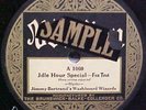 Jimmy Bertrand’s Washboad Wizards 78 rpm Jazz Record Vocalion 1060 EE