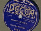PRE WAR  DEPRESSION BLUES  BLIND BLUES DARBY    DECCA 7328 E-- HEAR