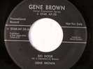 GENE BROWN: Big Door / Playing With My Heart (rare rockabilly vinyl 45)