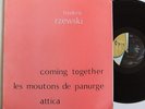 Frederic Rzewski COMING TOGETHER  autographed Opus 1 lp