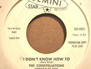 THE CONSTELLATIONS I DIDN'T KNOW HOW TO / POPA DADDY GEMINI PROMO 30,005