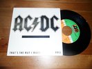 AC/DC - THAT´S THE WAY I WANNA ROCK´N´ROLL - PROMOCIONAL-SPANISH VERY RARE