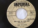 Rockabilly 45 Lew Williams Bop Bop Ba Doo Bop Classroom Hop wlp on Imperial HEAR