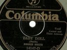 Bessie Smith, Baby Doll, Them Has Been Blues, Columbia 14147 78 rpm Joe Smith