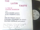 ROMANO MUSSOLINI - THE LATIN TASTE (ITALIAN JAZZ) ORIGINAL MINT SIGNED