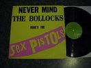 SEX PISTOLS NEVER MIND THE BOLLOCKS RARE NEW ZEALAND VINYL LP