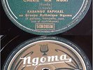 African Ngoma 1495 Kabangu Raphael & son Groupe Rythmique, 10'' 78 rpm.