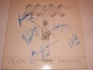 AC/DC - FLICK OF THE SWITCH (LP SLEEVE SIGNED)