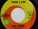 rare Northern Soul 45 EARL WRIGHT thumb a ride CAPITOL