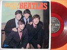 THE BEATLES PLEASE PLEASE ME 1966 JAPAN ODEON 1st ISSUE RED WAX LP DIFF COVER