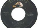 ELVIS PRESLEY 1955 Rockabilly 45 VG+ THAT'S ALL RIGHT /Blue Moon Of K RCA47-6380