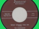 SILHOUETTES What Would You Do 45rpm Junior 1958 1st press
