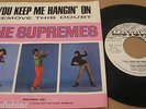 THE SUPREMES YOU KEEP ME HANGIN' ON WLP PROMO 45 DJ COPY + PICTURE SLEEVE VG++