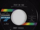 Northern Soul 45 JIMMY CHURCH Right On Time SS7 HEAR VG++