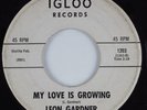 Northern Soul R&B 45 LEON GARDNER My Love Is Growing IGLOO HEAR