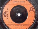 ORIGINAL 70s Northern Soul UK 45 CREATIVE SOURCE Don't Be Afraid To Take My Love