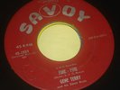 GENE TERRY WITH DOWN BEATS FINE FINE 45 SAVOY LOUISIANA ROCKABILLY JOHNNY WINTER