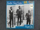 SOULIN’ SAM COOKE RIGHT ON DOUBLE LP + 45 ON CHERIE LABEL 1001 RARE R&B SOUL