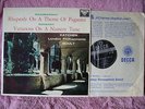 SXL2176 ED1 RACHMANINOV/DOHNANYI THEME PAGANINI/NURSERY TUNE KATCHEN/BOULT