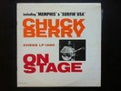 CHUCK BERRY ON STAGE rare black label Chess Records original LP 1st press 1963