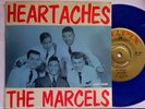 rare Doowop EP & PS THE MARCELS Heartaches COLPIX blue vinyl