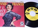 CONNIE FRANCIS:  IF I DIDN'T CARE *RARE* MGM EP #1662 HARD COVER PICTURE SLEEVE