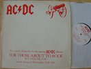 AC/DC - for those about to rock / C.O.D. 1981.  PROMO 12