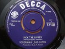 SCREAMING LORD SUTCH Jack The Ripper 1963 DECCA Rare UK 7