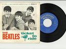 The Beatles TICKET TO RIDE vinyl 7