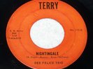 DEE FELICE TRIO  Nightingale/Little Liza Jane  RARE FUNK 45 ON TERRY #112 *HEAR*