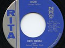 Rare Popcorn 45 - Don Hosea - 'Misery' - Rita Records # 1010 - Mint Minus