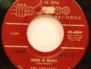 The Coasters Down In Mexico / Turtle Dovin' 45 Atco 6064 vg '56 R&B maroon label