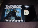 PARADOX - HERESY original 1st Press LP, 1989 Roadrunner, Innersleeve, ULTRARAR