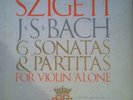 SZIGETI Bach Solo Sonatas & Partitas VANGUARD 3LP BOX BG 627/9 NM **NO RESERVE**