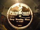 78 RPM-MA RAINEY AND JUG BAND-PARAMOUNT 14011-DEEP MOANIN BLUES-TRAVELIN BLUES