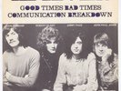 LED ZEPPELIN Good Times Bad Times  Sweden 45 Communication Breakdown