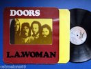 DOORS LP LA WOMAN ELEKTRA UK 1ST A1-B1 WINDOW SLEEVE + CRUCIFIX INNER