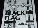 RARE 1982 BLACK FLAG FLYER D.O.A. DESCENDENTS @ S.I.R. PUNK HARDCORE KBD