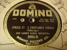 SAM LANIN Could I? I Certainly Could DOMINO 3682 EE+
