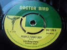 LEE PERRY - PEOPLE FUNNY BOY RARE 1968 DOCTOR BIRD 45